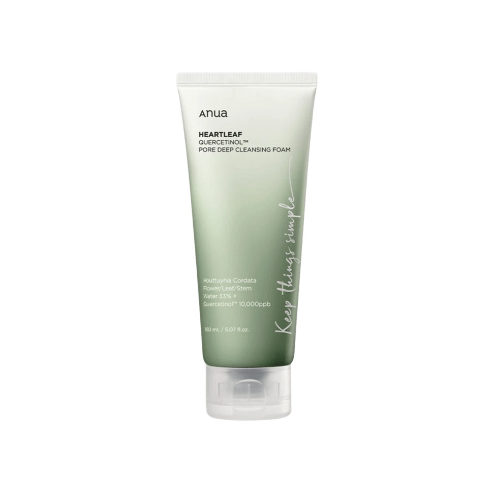 Пенка для умывания глубокоочищающая Heartleaf Quercetinol Cleansing Foam 