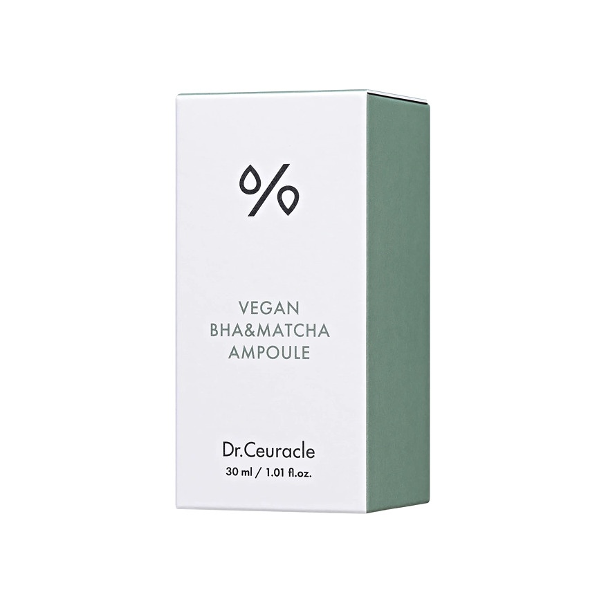 Ампула с салициловой кислотой и матчей Vegan BHA & Matcha Ampoule купить в VISAGEHALL