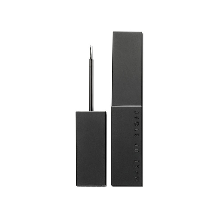 Подводка для глаз с глиттером черная Black Eyeliner Silver Glitter