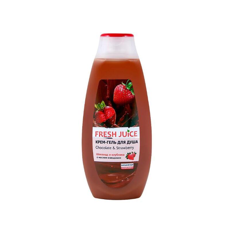 Крем-гель для душа Chocolate & Strawberry 400мл