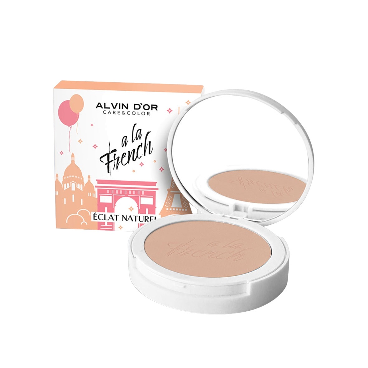 Пудра компактная фиксирующая Eclat Naturel A La French купить в VISAGEHALL