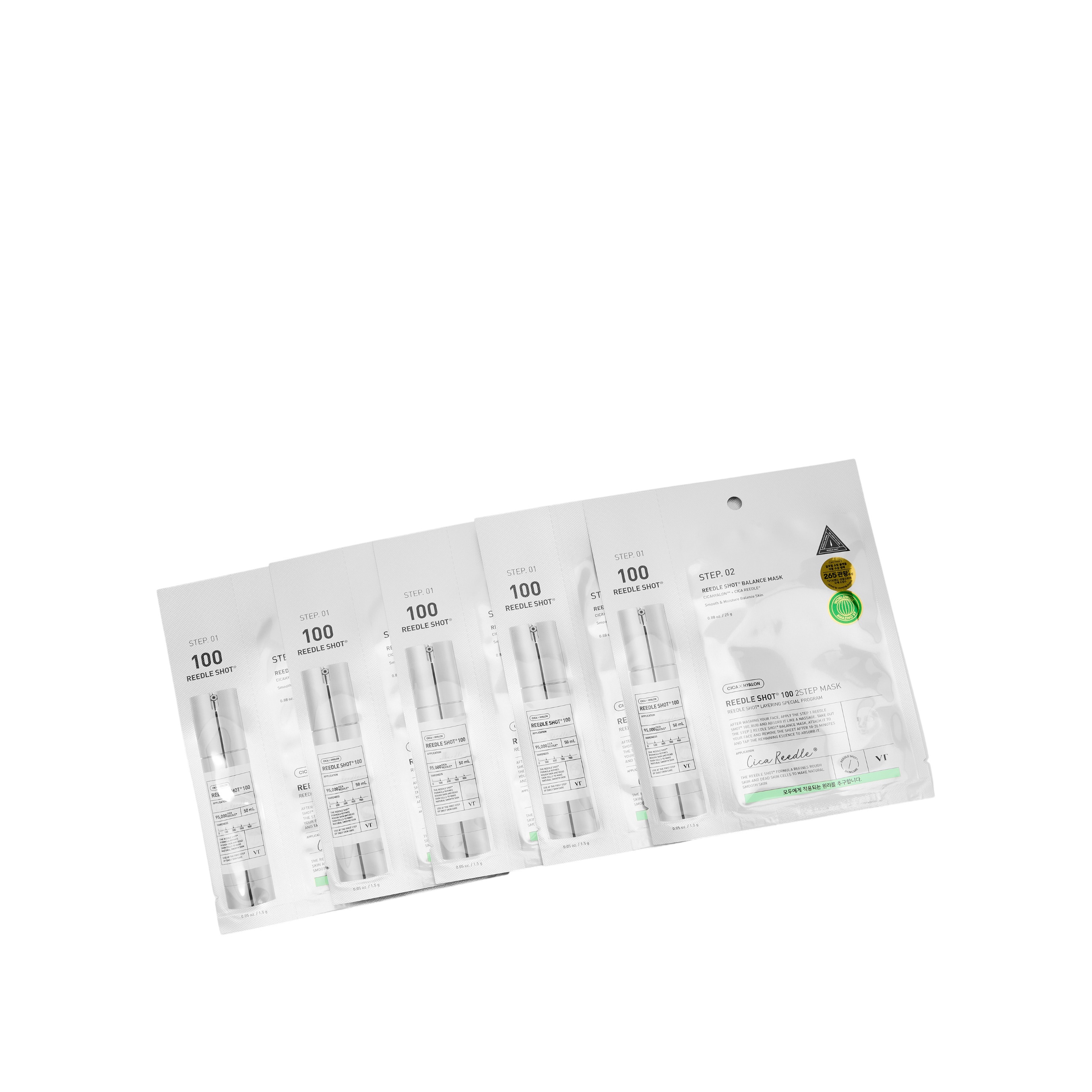 Маска для лица тканевая Reedle Shot 100 2 Step Mask 5x25гр купить в VISAGEHALL