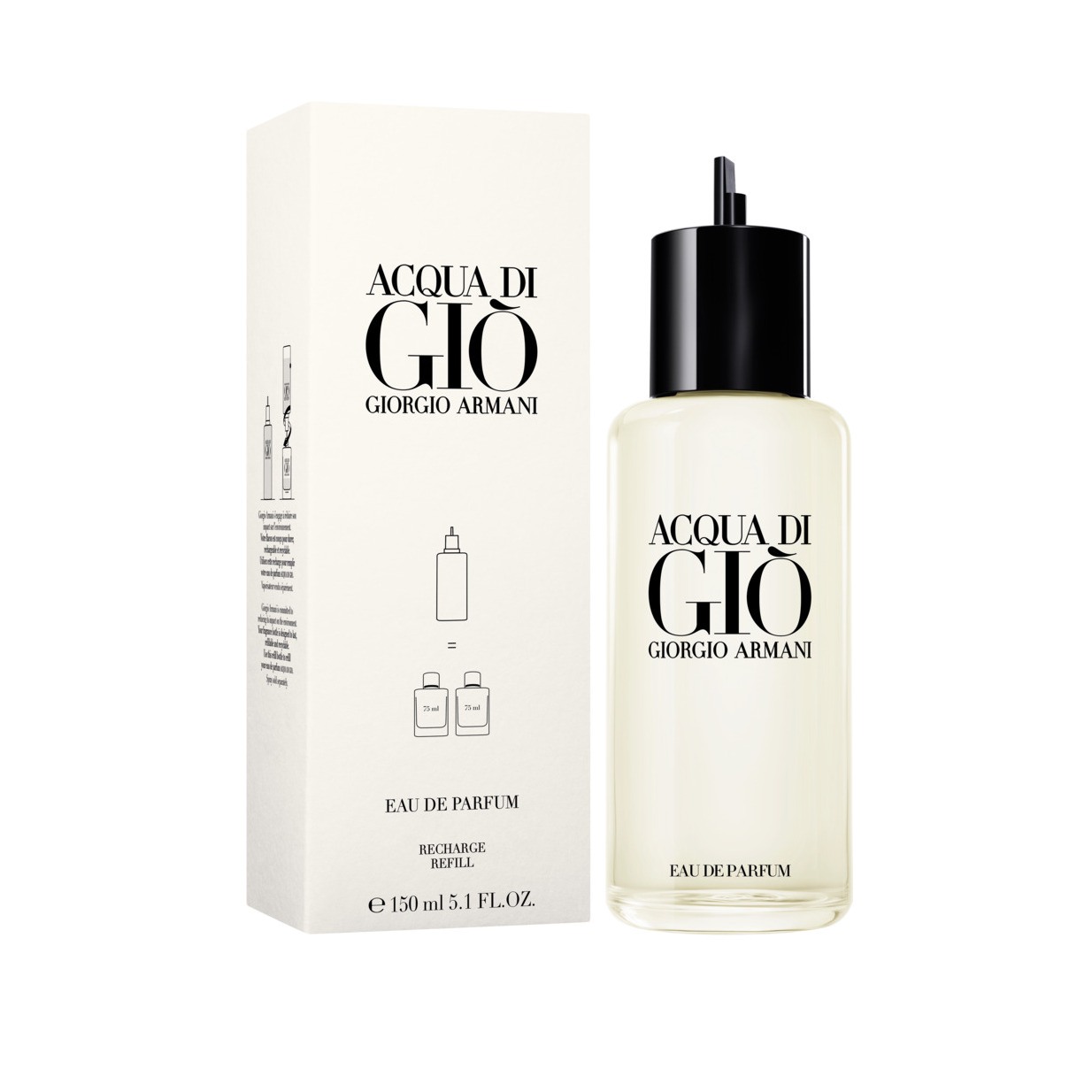 Acqua Di Gio Homme Парфюмерная вода сменный блок купить в VISAGEHALL