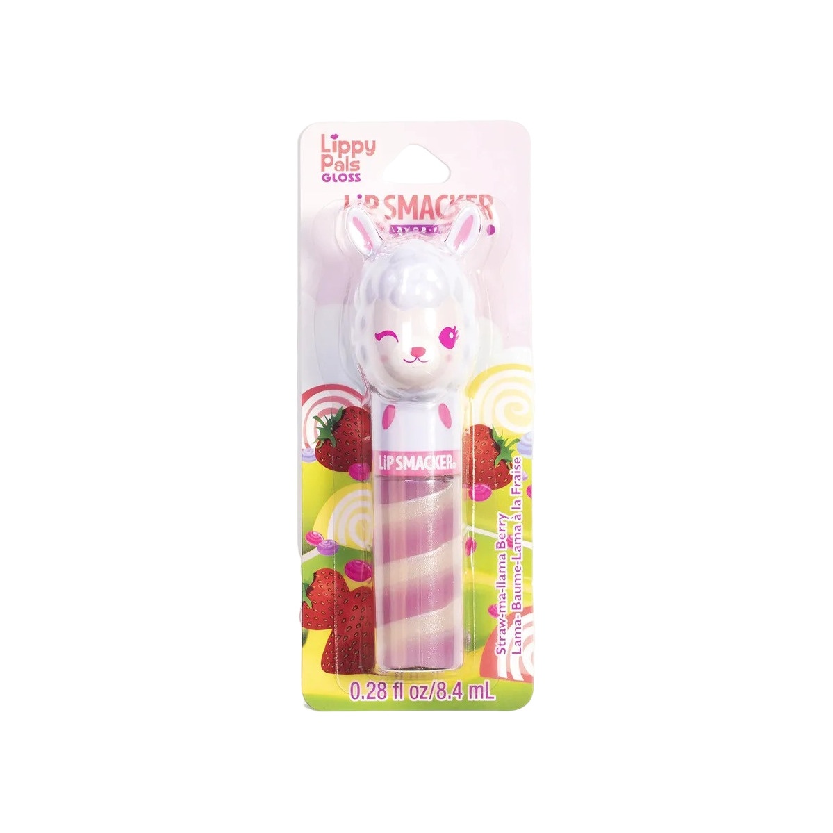 Блеск для губ Straw-ma-llama Berry с ароматом клубники купить в VISAGEHALL