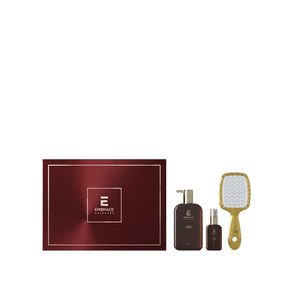 Набор для блеска волос Багровый Эмбер