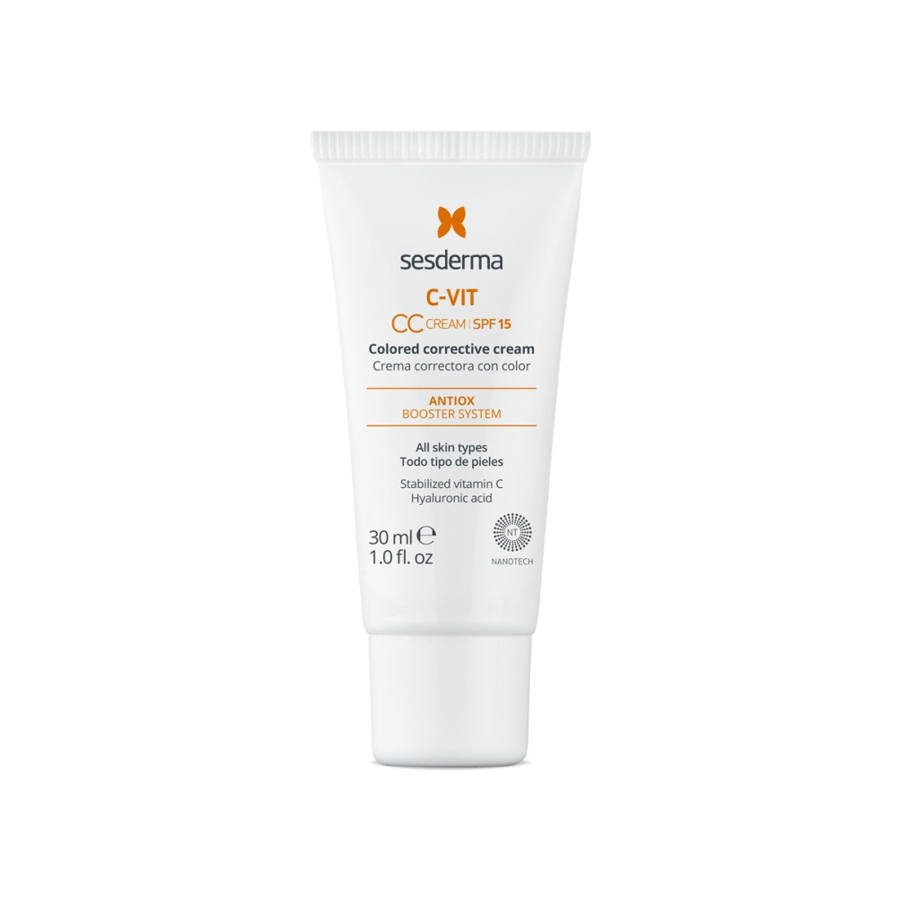 Крем для лица корректирующий тон кожи C-Vit
