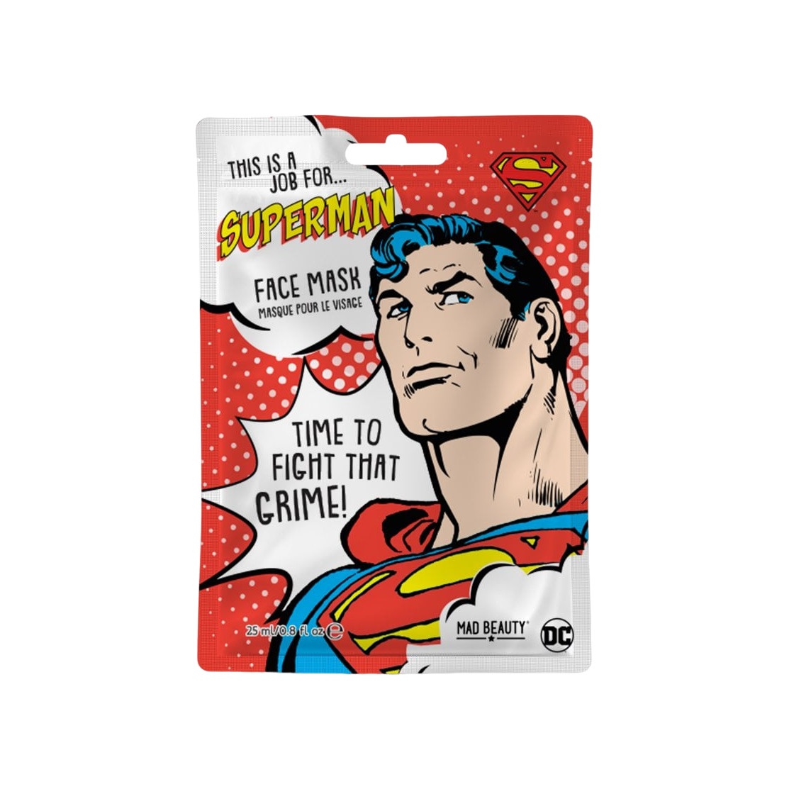 Маска для лица увлажняющая Superman DC купить в VISAGEHALL