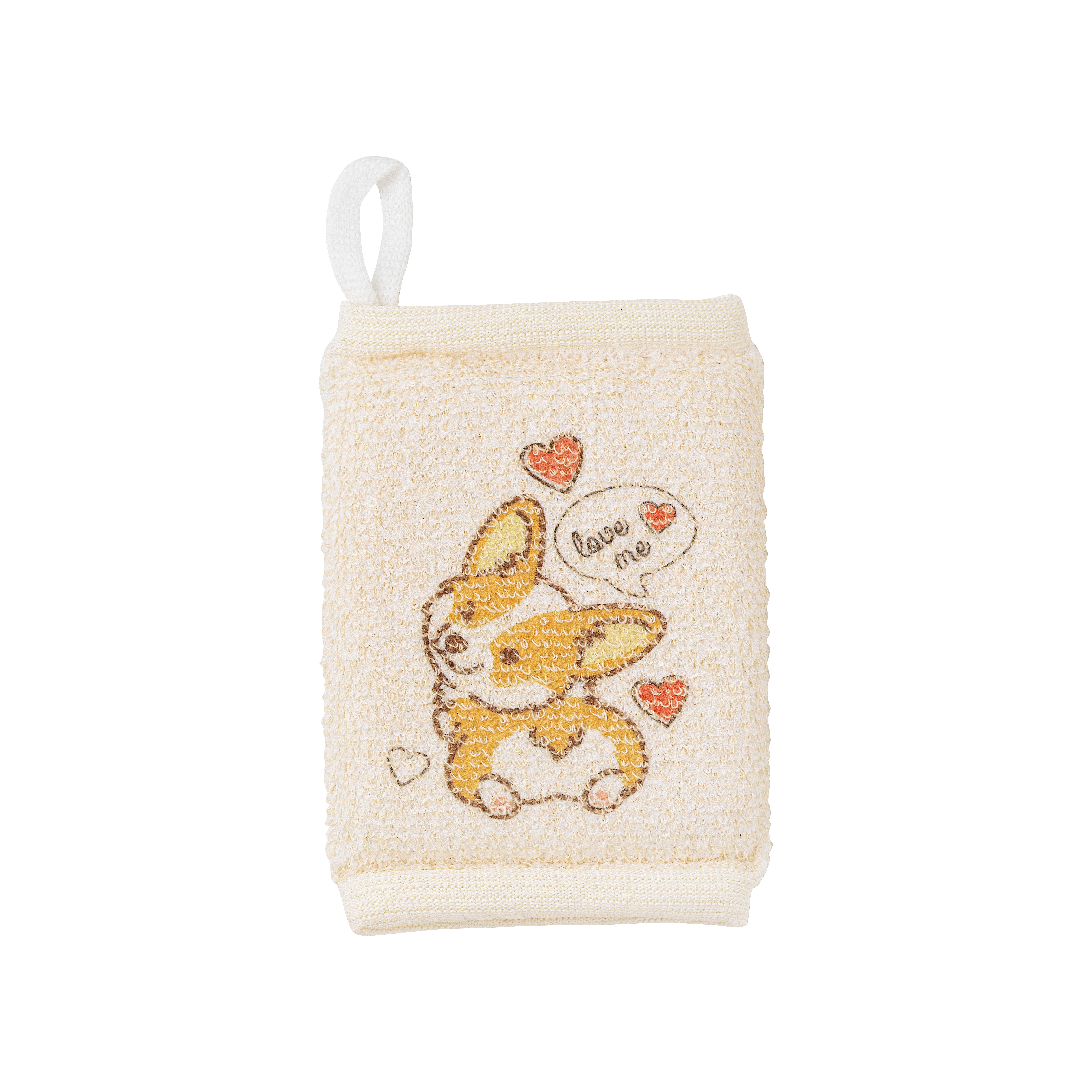 Мочалка детская брикет из хлопка Корги купить в VISAGEHALL