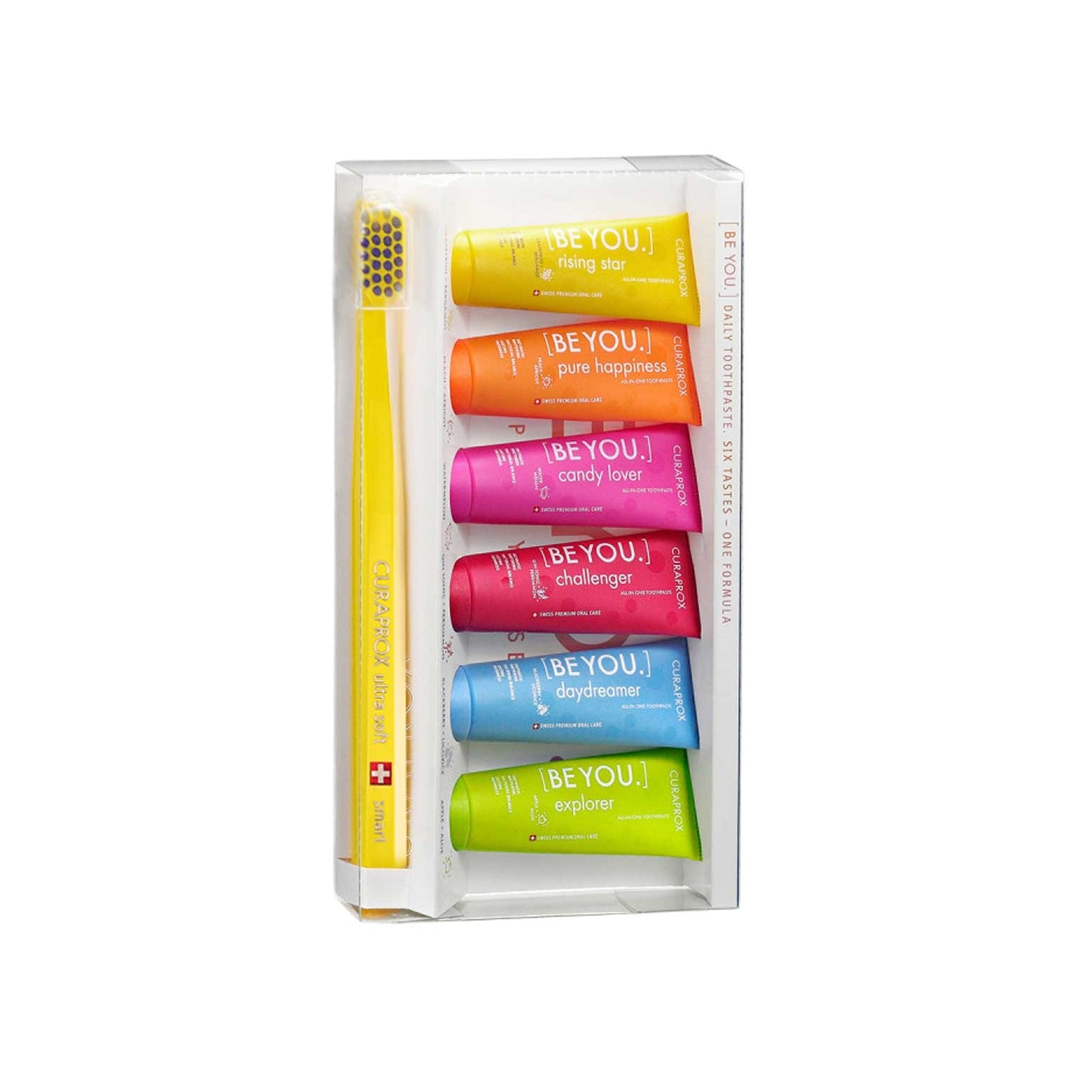 Набор Зубные пасты 6 вкусов+Зубная щетка Smart BE YOU купить в VISAGEHALL