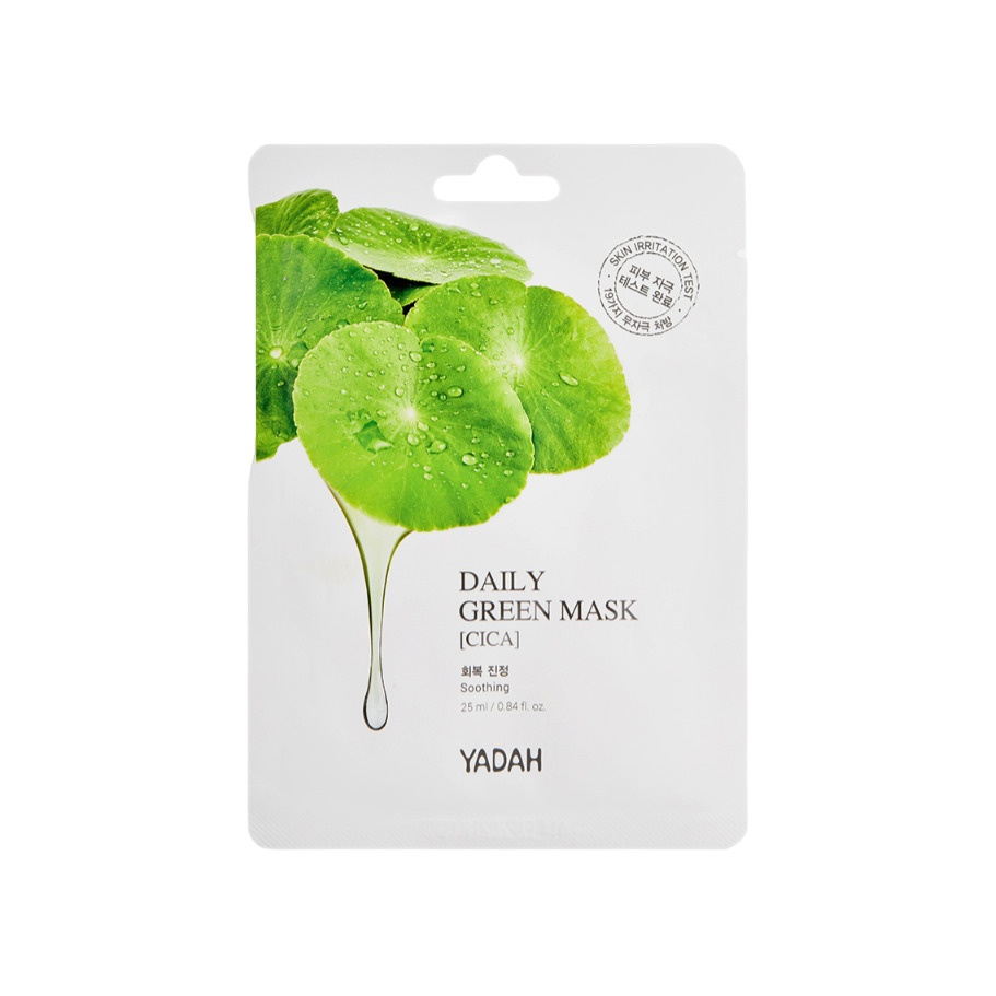 Маска тканевая успокаивающая с центеллой азиатской Daily Green Mask Cica купить в VISAGEHALL