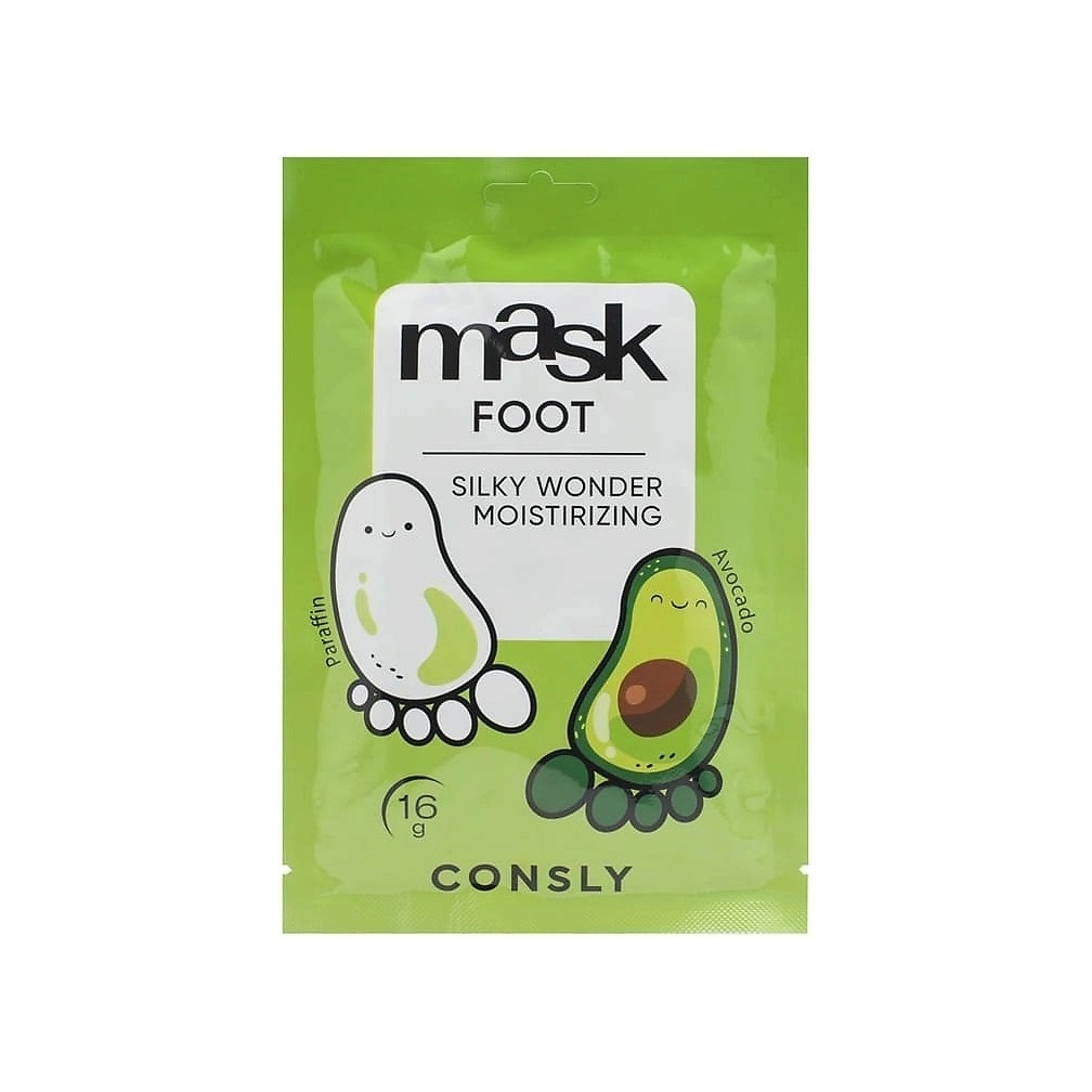 Парафин-маска для ног с экстрактом авокадо в виде носочков Silky Wonder