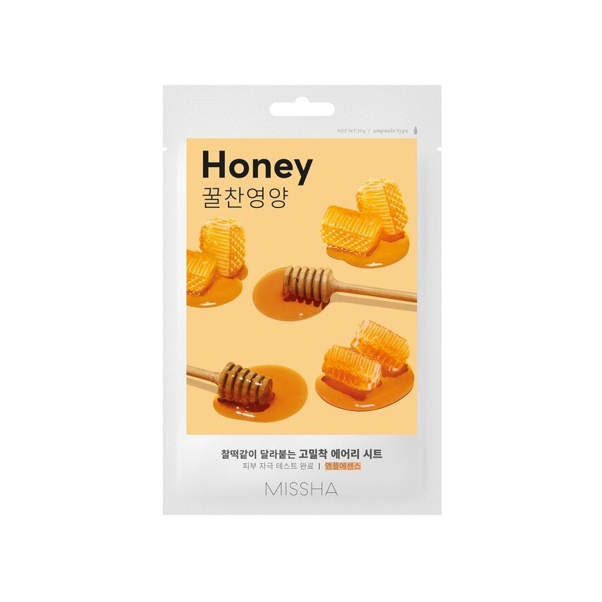 Маска для лица питательная с экстрактом меда Airy Fit sheet mask Honey
