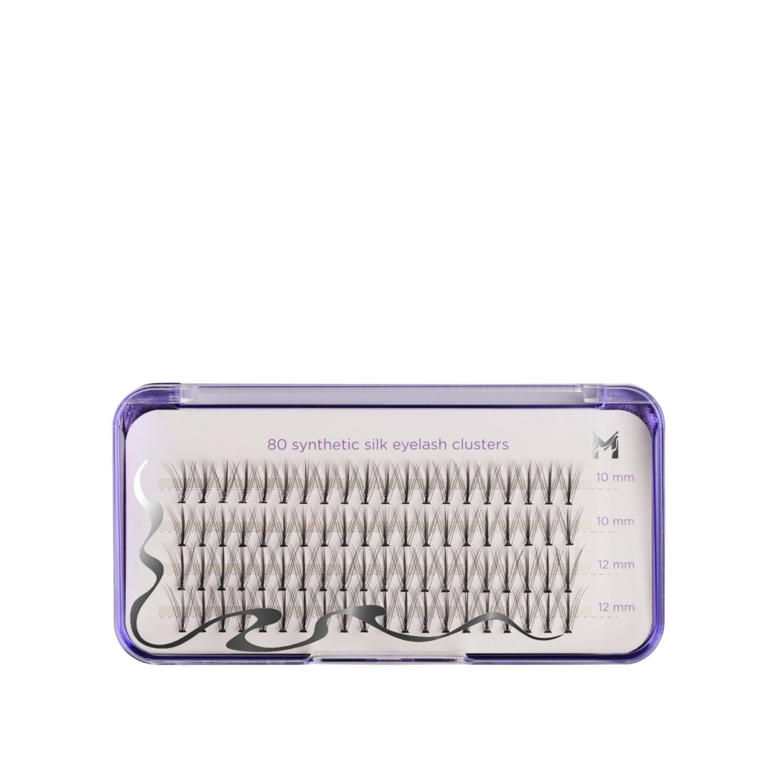 Ресницы пучковые с акцентным цетром шелк 10,12 мм Manly PRO купить в VISAGEHALL