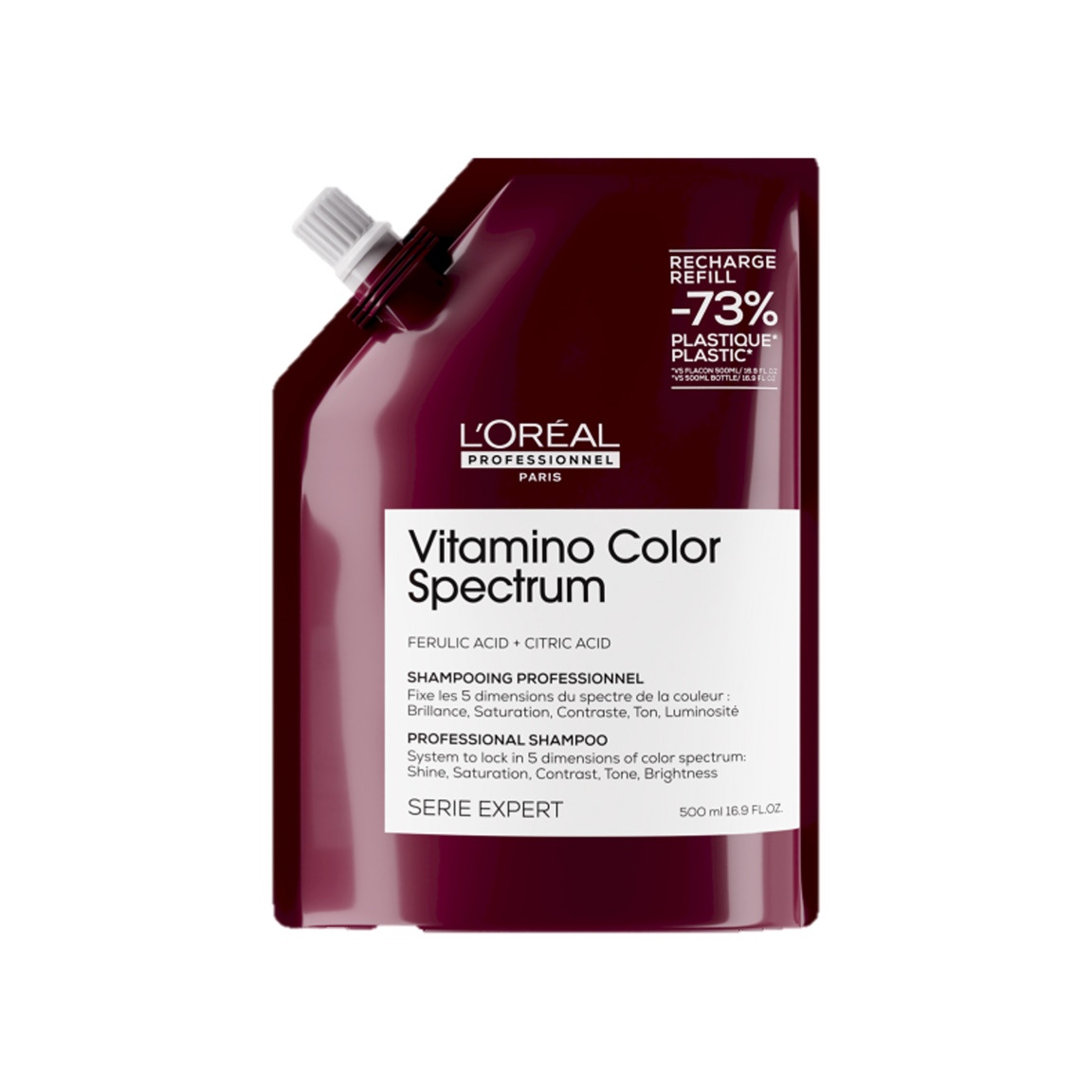 Шампунь бессульфатный для окрашенных волос рефил Vitamino Color Spectrum  купить в VISAGEHALL