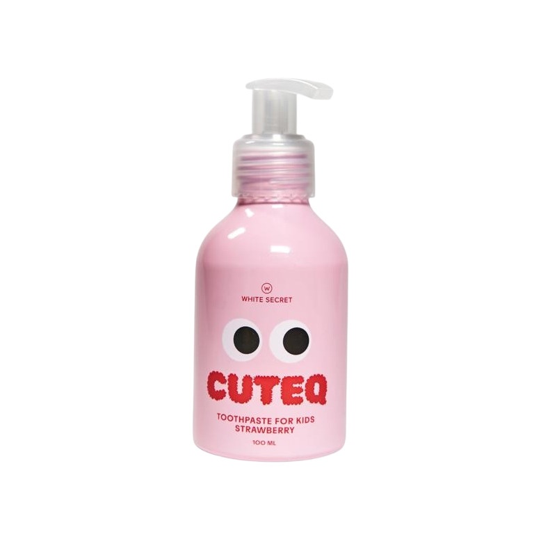 Зубная паста детская со вкусом клубники Cuteq