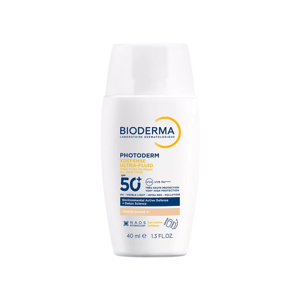 Солнцезащитный флюид для всех типов кожи, светлый оттенок Xdefense SPF 50+