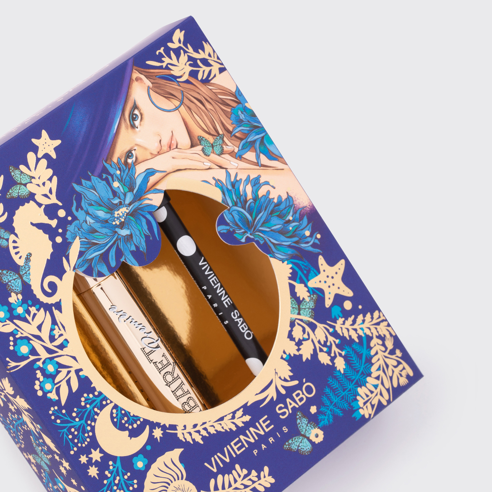 Набор подарочный: Тушь для ресниц Artistic Volume Cabaret+Карандаш для глаз Crayon Contour des Yeux
