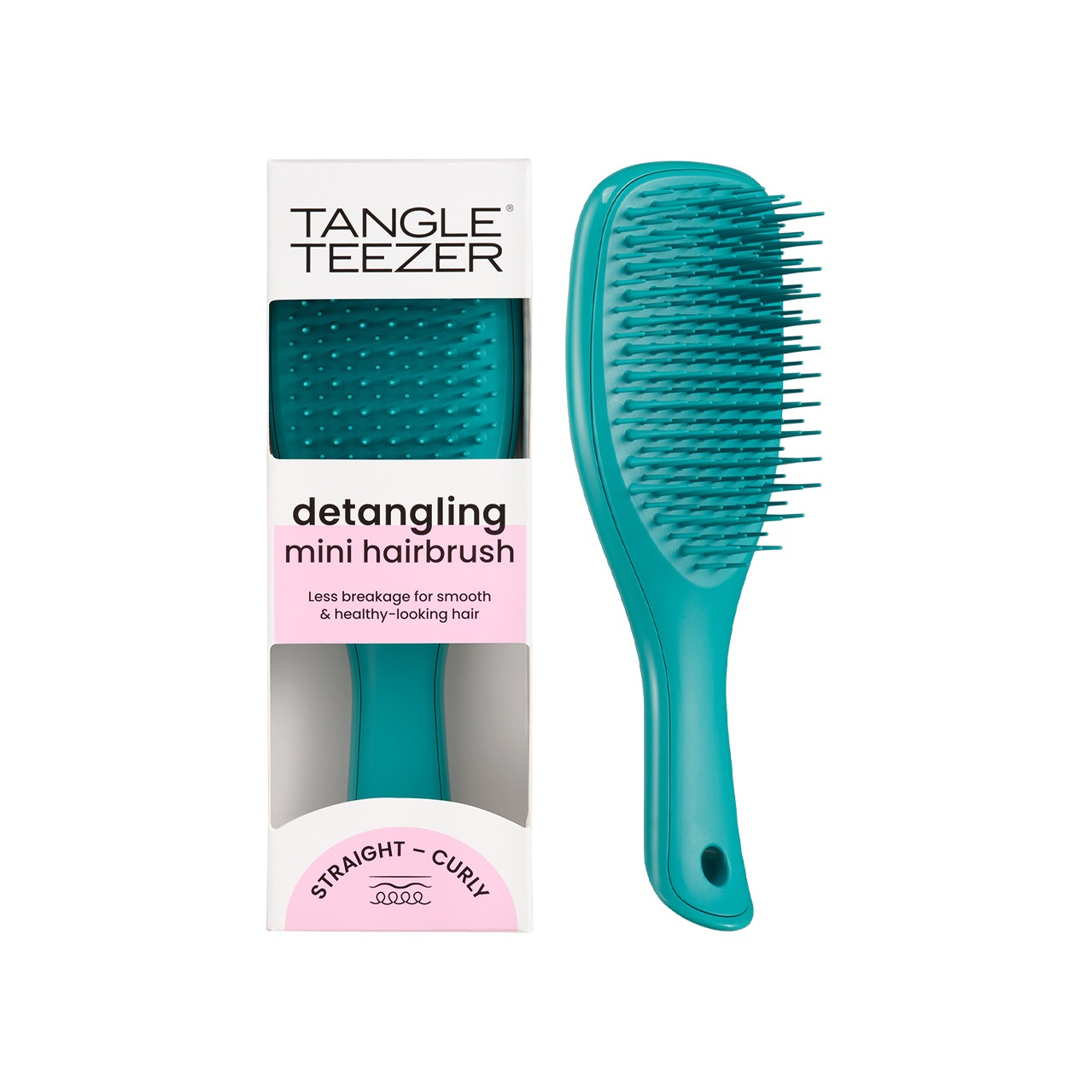 Расческа для волос The Ultimate Detangler Mini Transformative Teal купить в VISAGEHALL