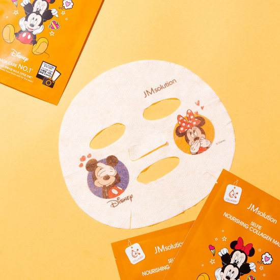 Маска тканевая с коллагеном Disney Selfie Nourishing Collagen Mask купить в VISAGEHALL