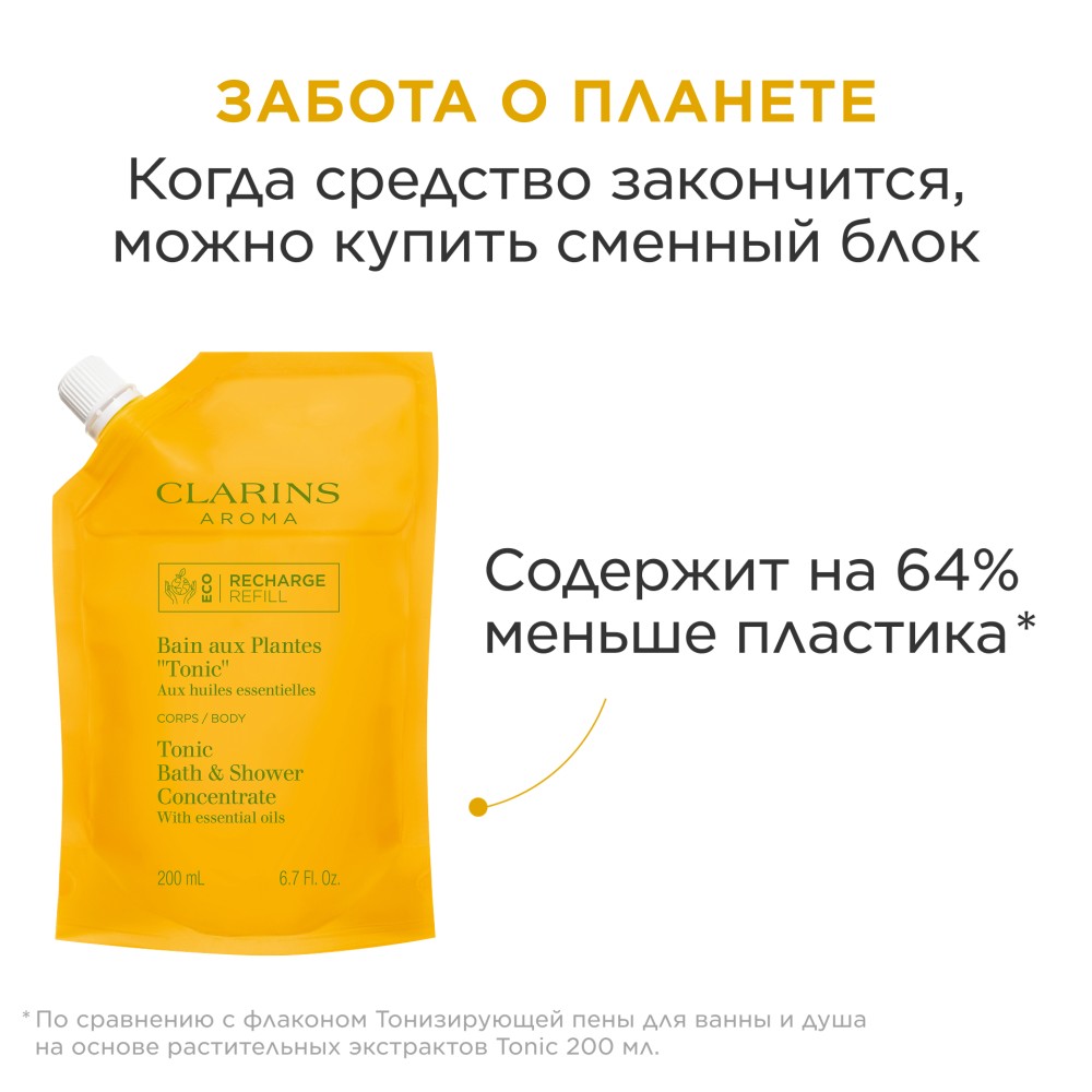 Пена для ванны и душа тонизирующая Tonic 