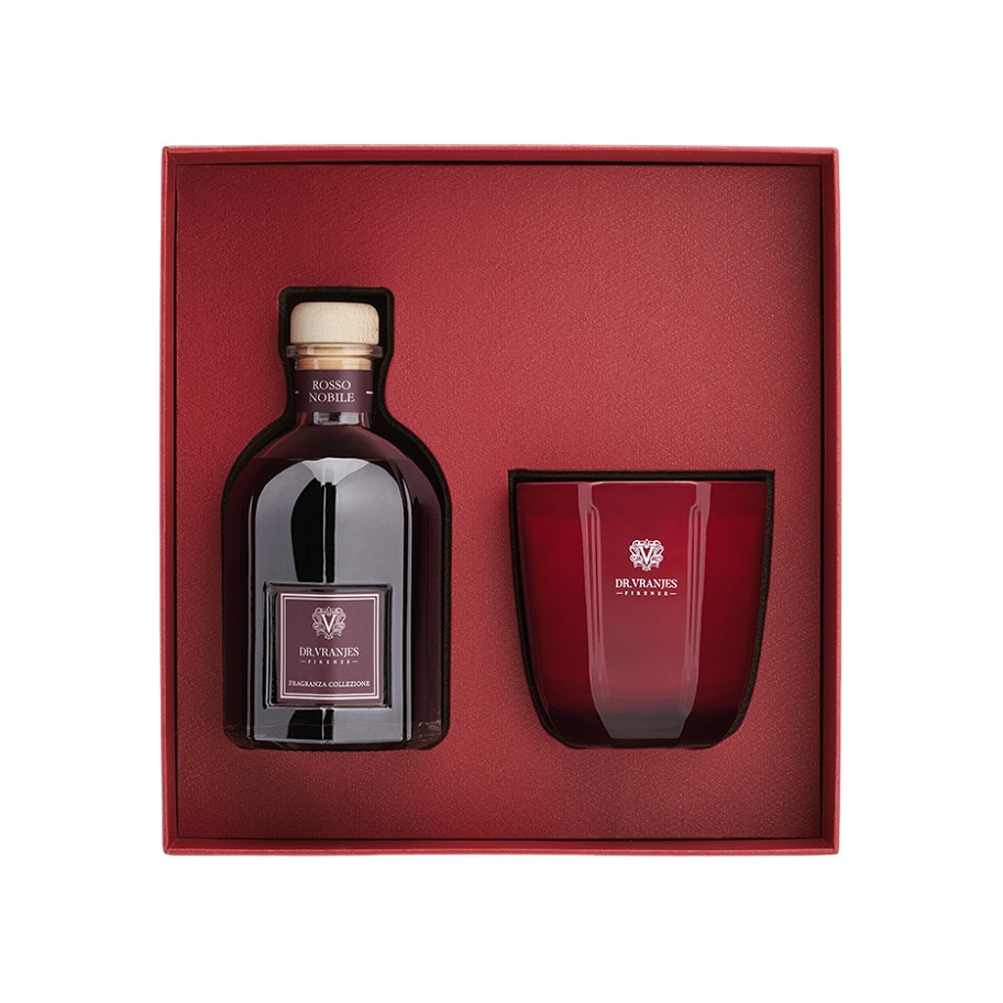 Набор Rosso Nobile: Диффузор + Свеча Red Tourmaline купить в VISAGEHALL