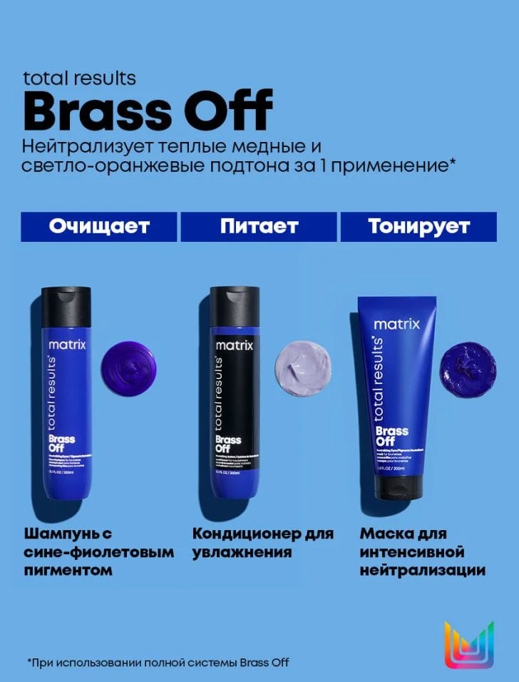 Шампунь для нейтрализации желтизны Brass Off