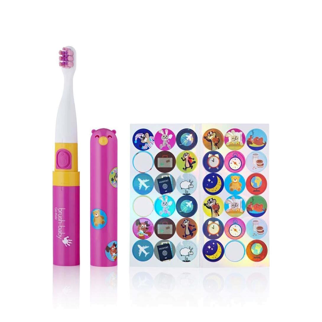 Щетка зубная звуковая Go-Kidz Pink Brush-Baby купить в VISAGEHALL