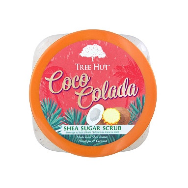 Скраб сахарный для тела с ароматом кокоса и ананаса Coco Colada купить в VISAGEHALL