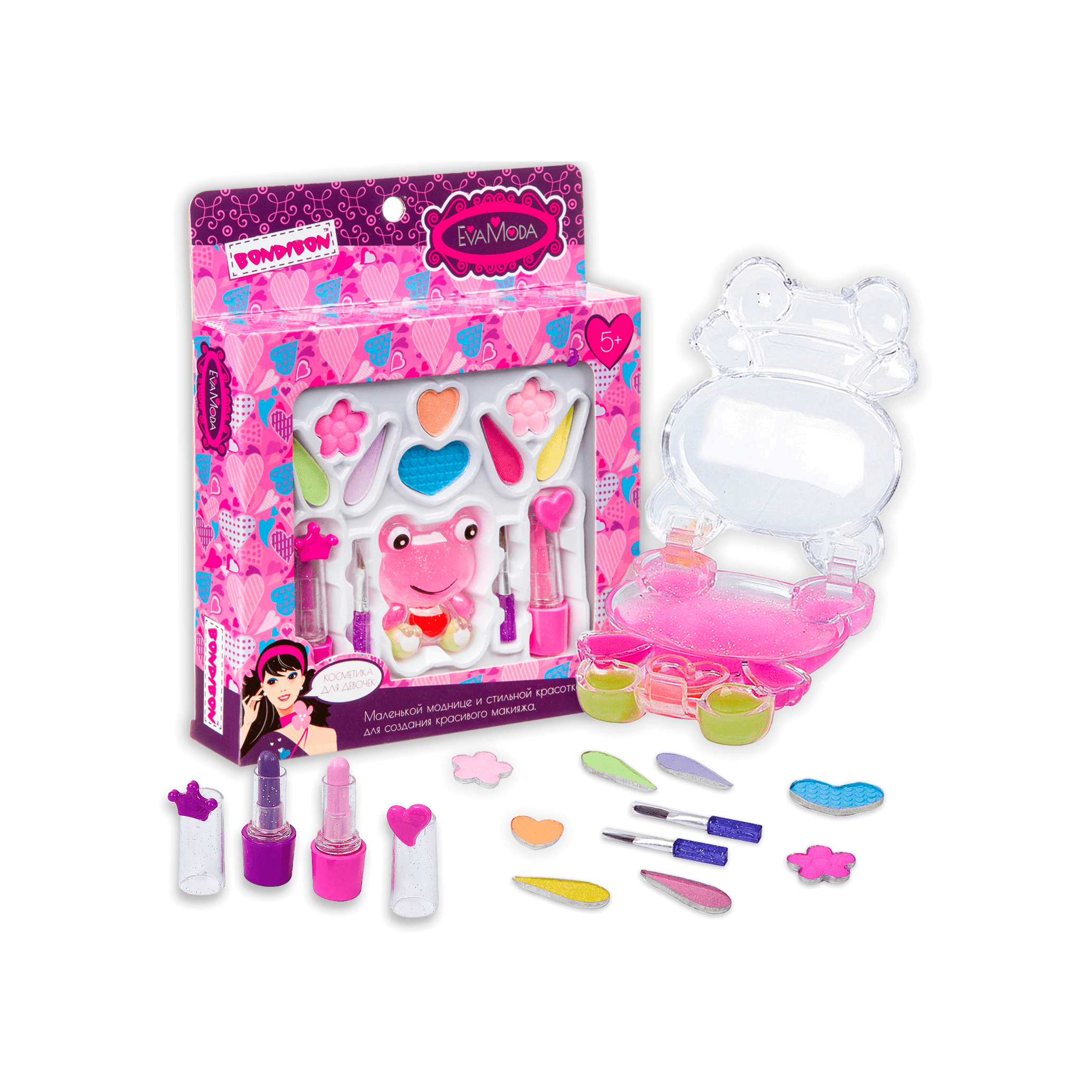 Набор декоративной косметики "Лягушонок" Eva Moda купить в VISAGEHALL