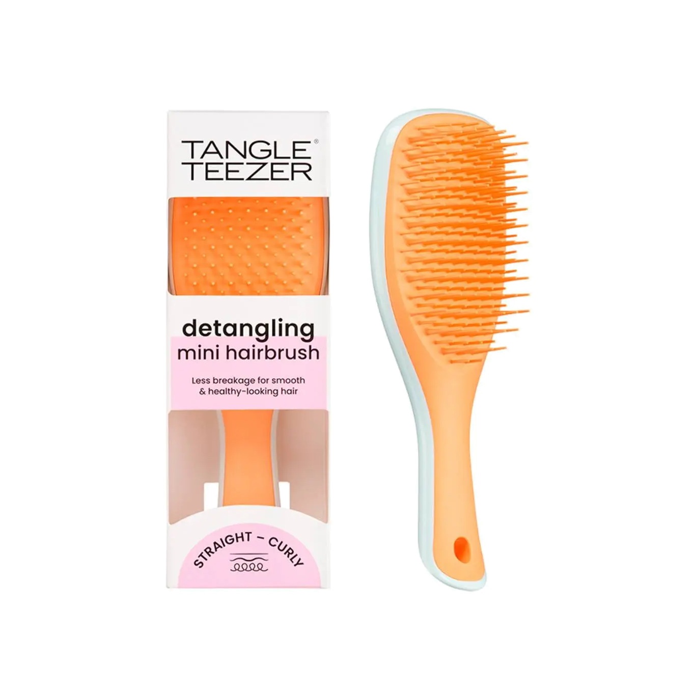 Расческа для волос The Ultimate Detangler Mini Sweet Orange & Ice Blue