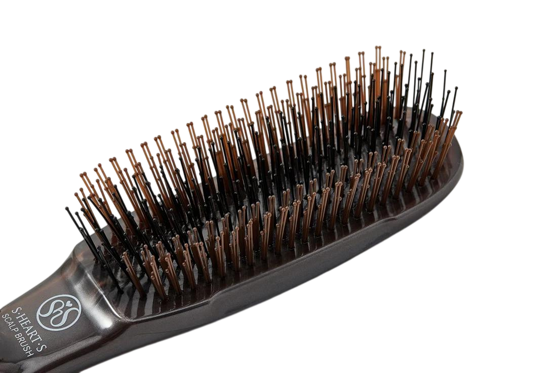 Расческа для волос массажная Scalp Brush Коричневая купить в VISAGEHALL