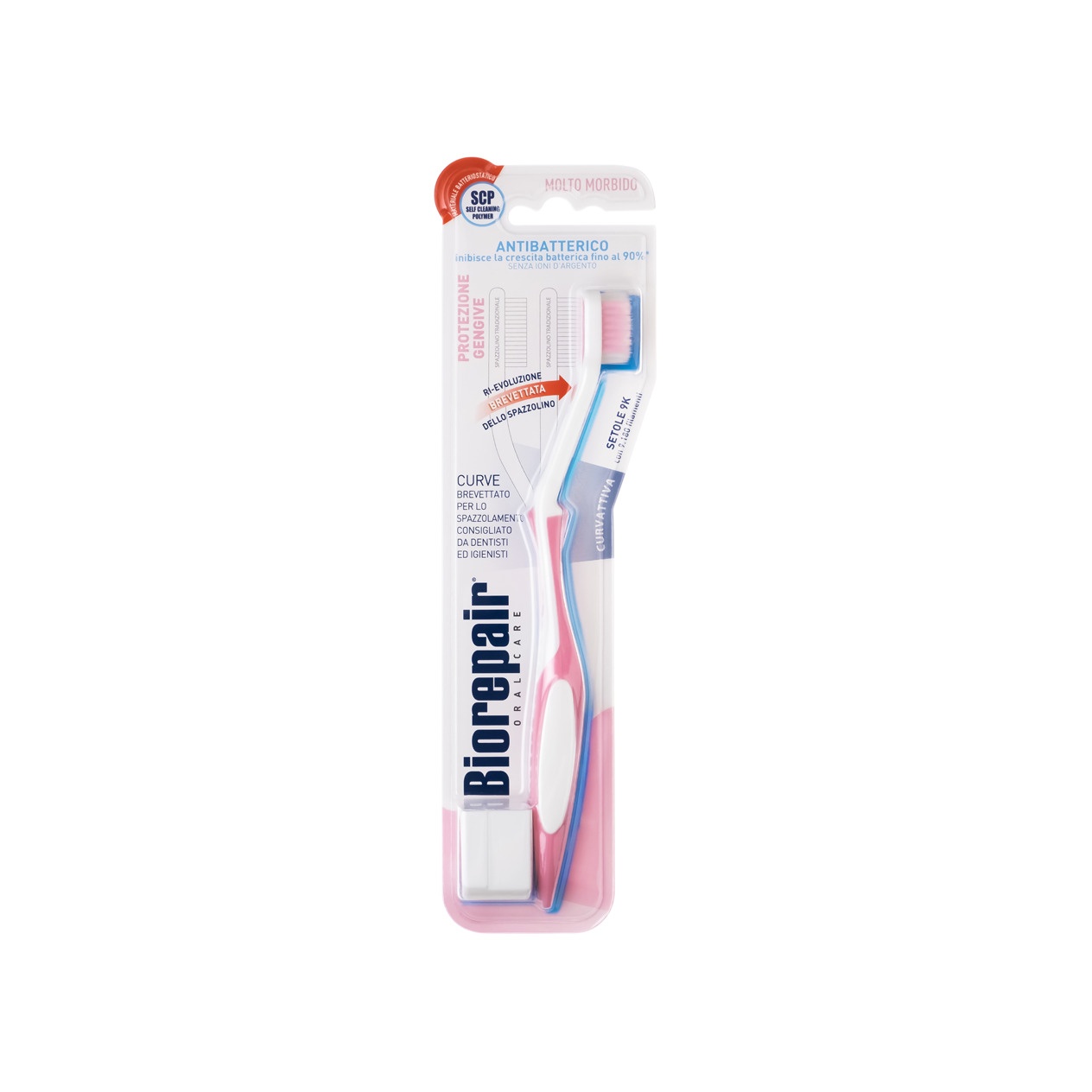 Зубная щетка изогнутая для защиты десен Curve Protezione Gengive  купить в VISAGEHALL