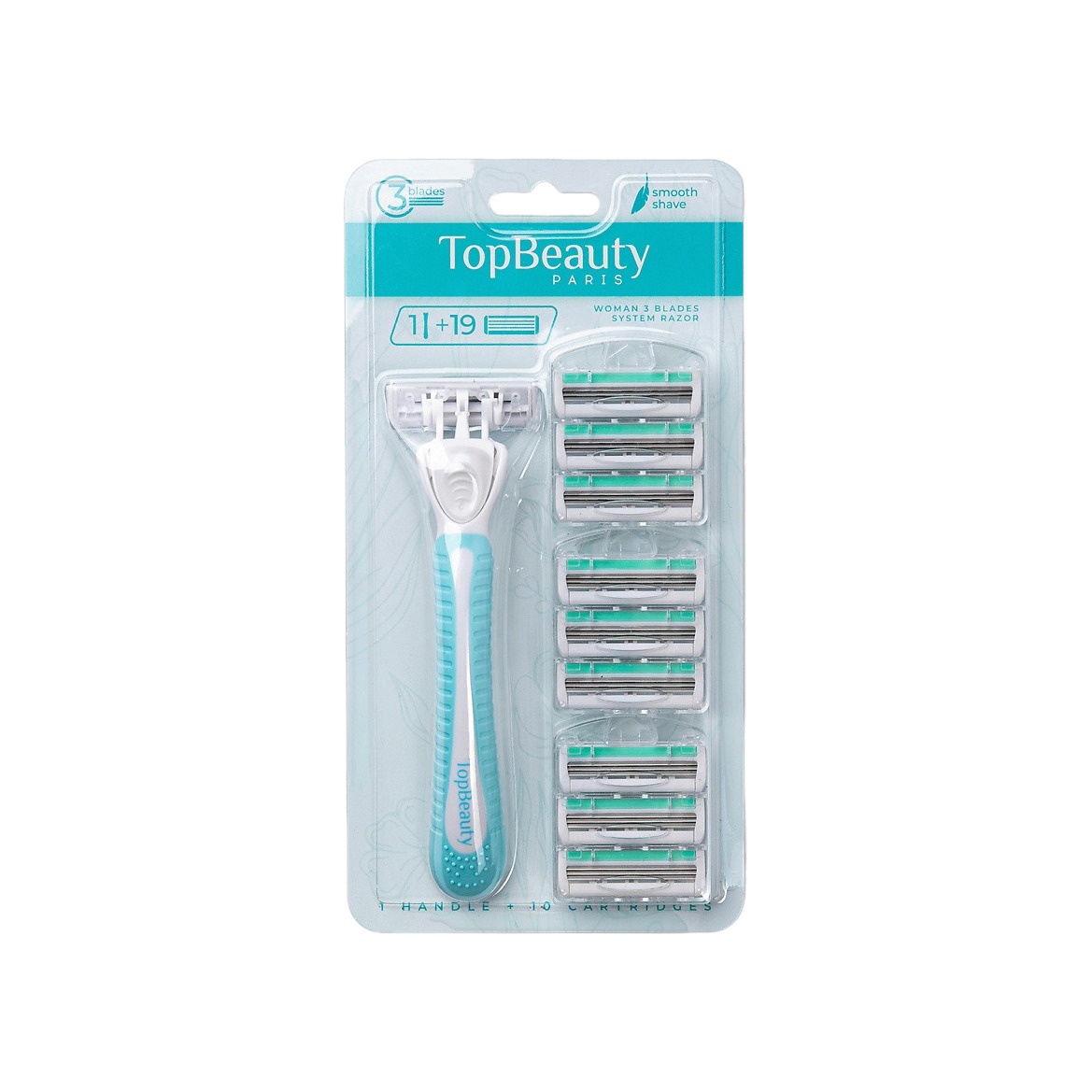 Бритва женская + 19 сменных кассет TopBeauty Slim купить в VISAGEHALL
