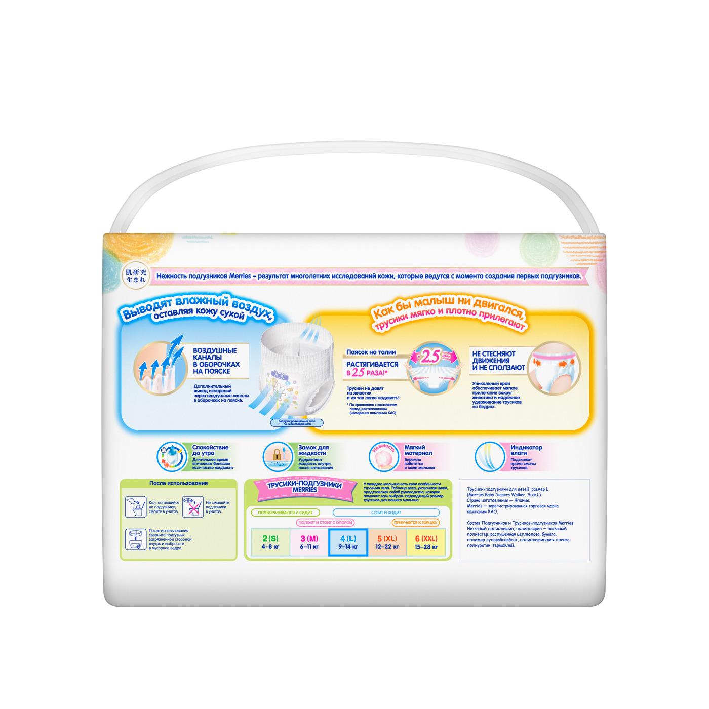 Трусики-подгузники для детей M 9кг купить в VISAGEHALL