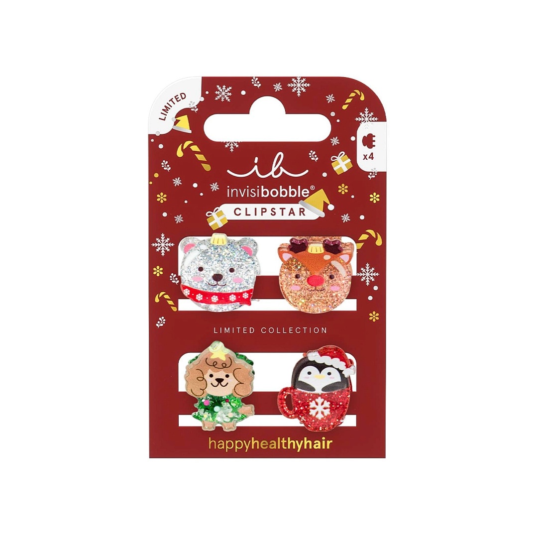 Заколки-крабики для волос детские Clipstar Kids Sparkle in a Cup