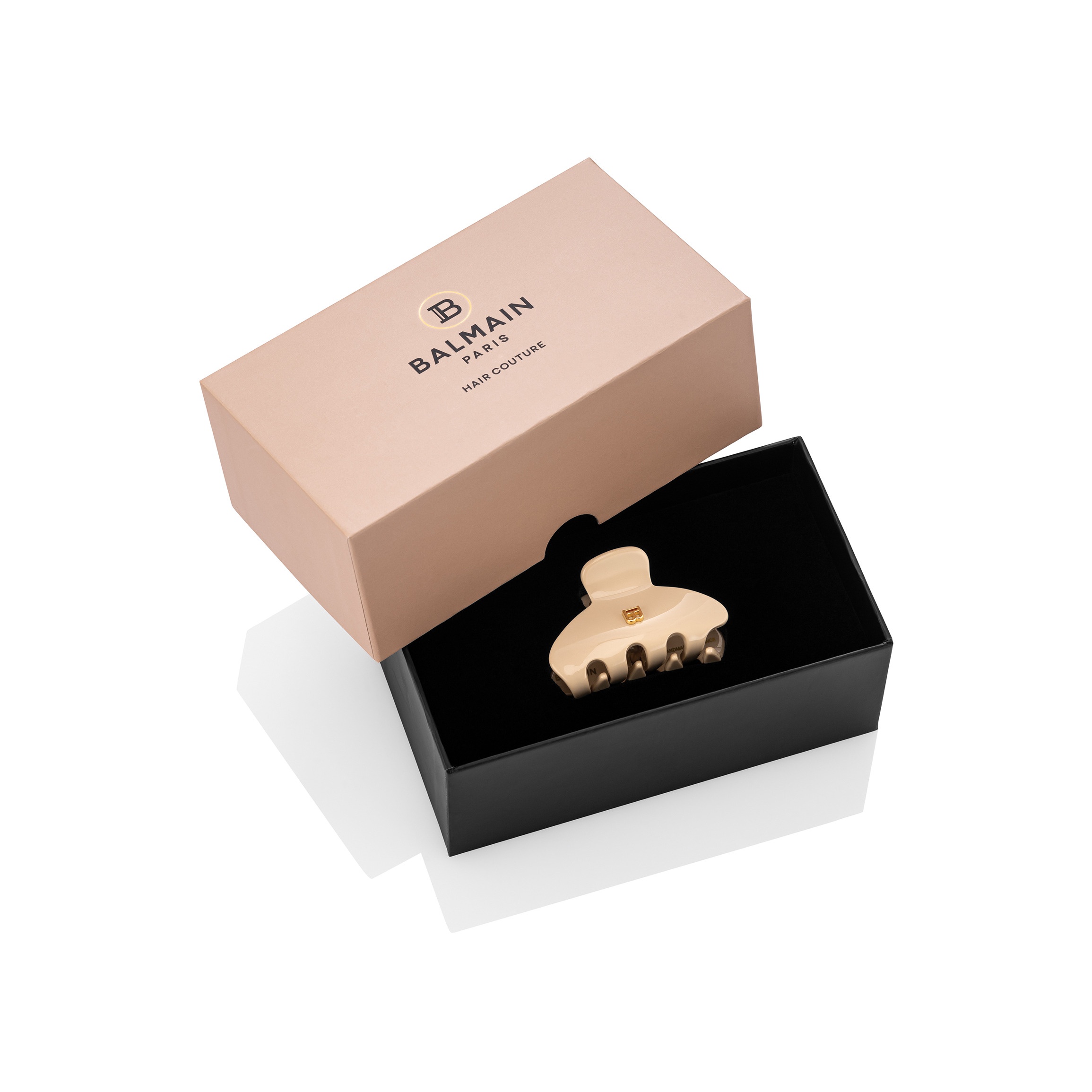 Заколка-краб Бежевая S купить в VISAGEHALL