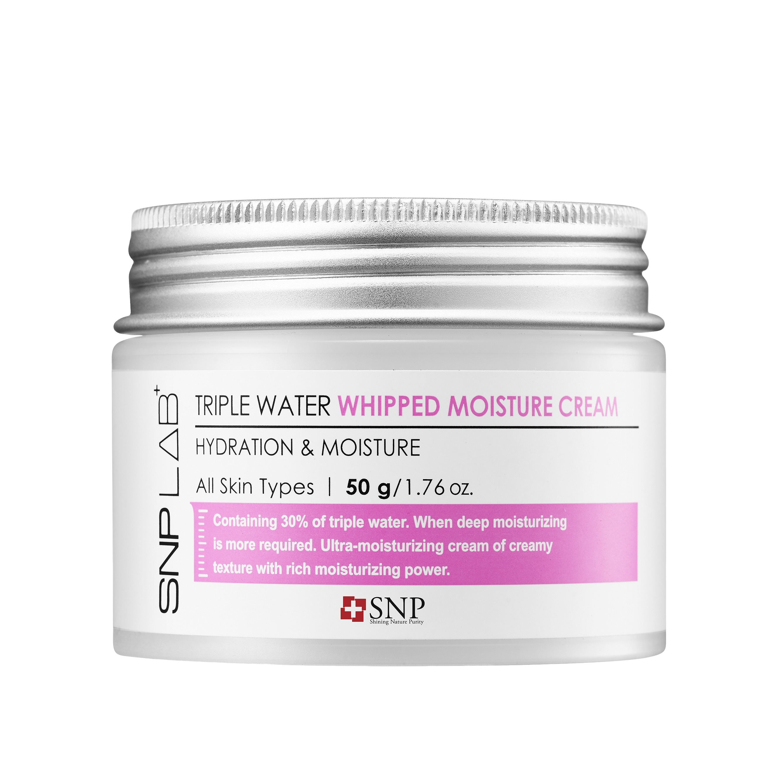 Крем-мусс для лица увлажняющий Triple Water Whipped Moisture Cream LAB+ 50г купить в VISAGEHALL