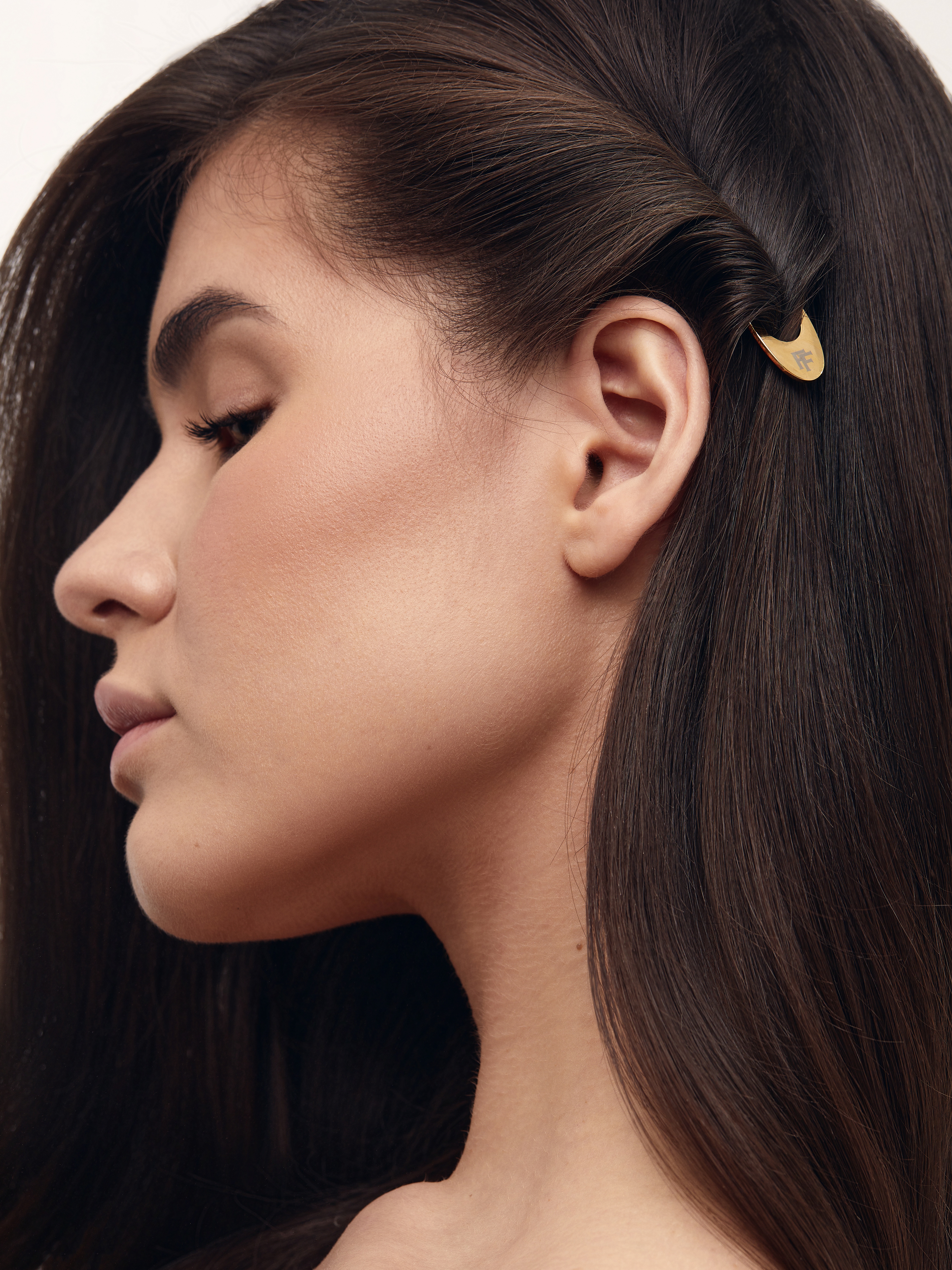 Заколка металлическая Золотой Metal Gold Hairpin №1 купить в VISAGEHALL