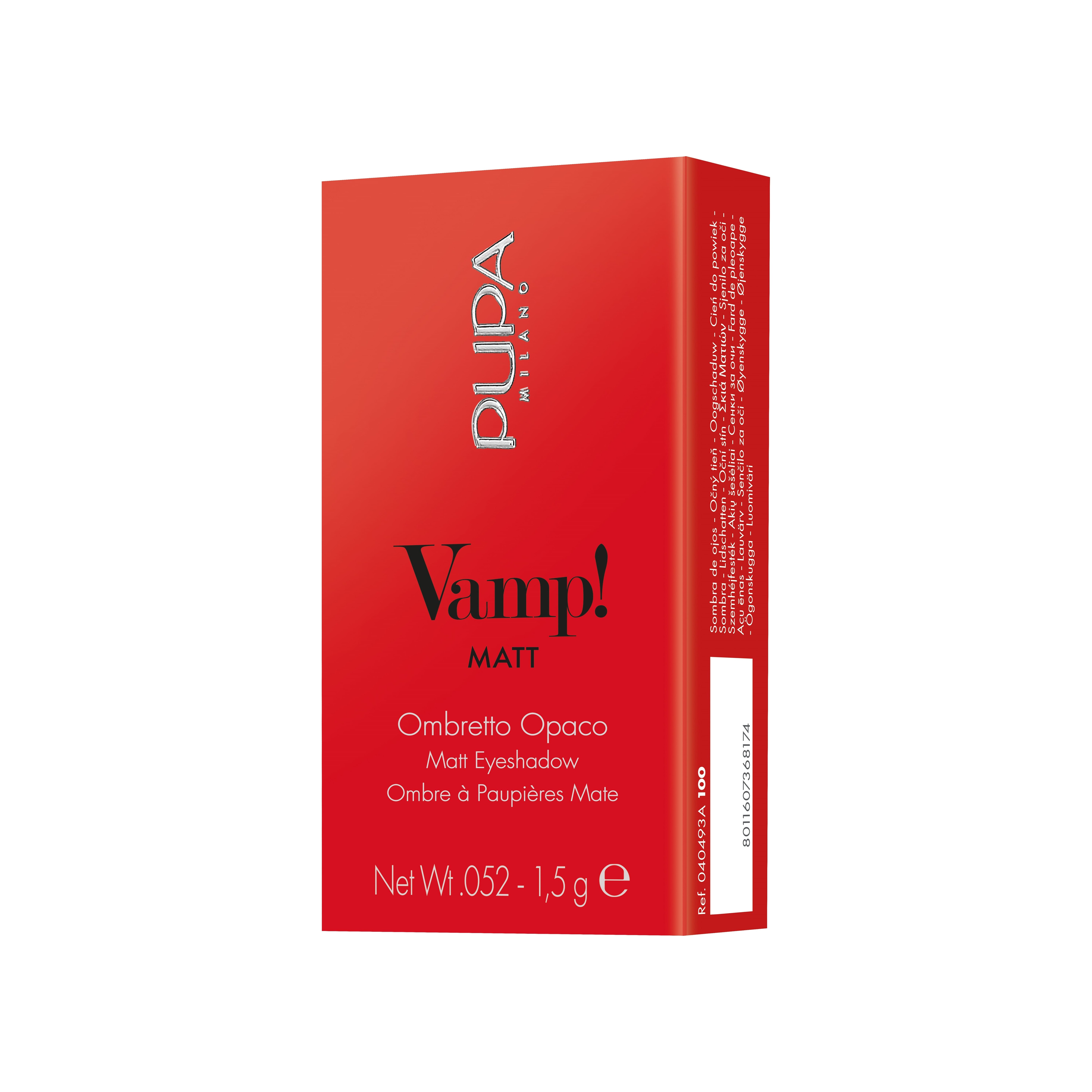 Тени для век запеченные Vamp! Matt Eyeshadow