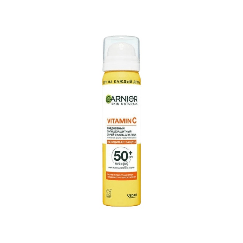 Спрей-вуаль солнцезащитный для лица SPF 50+