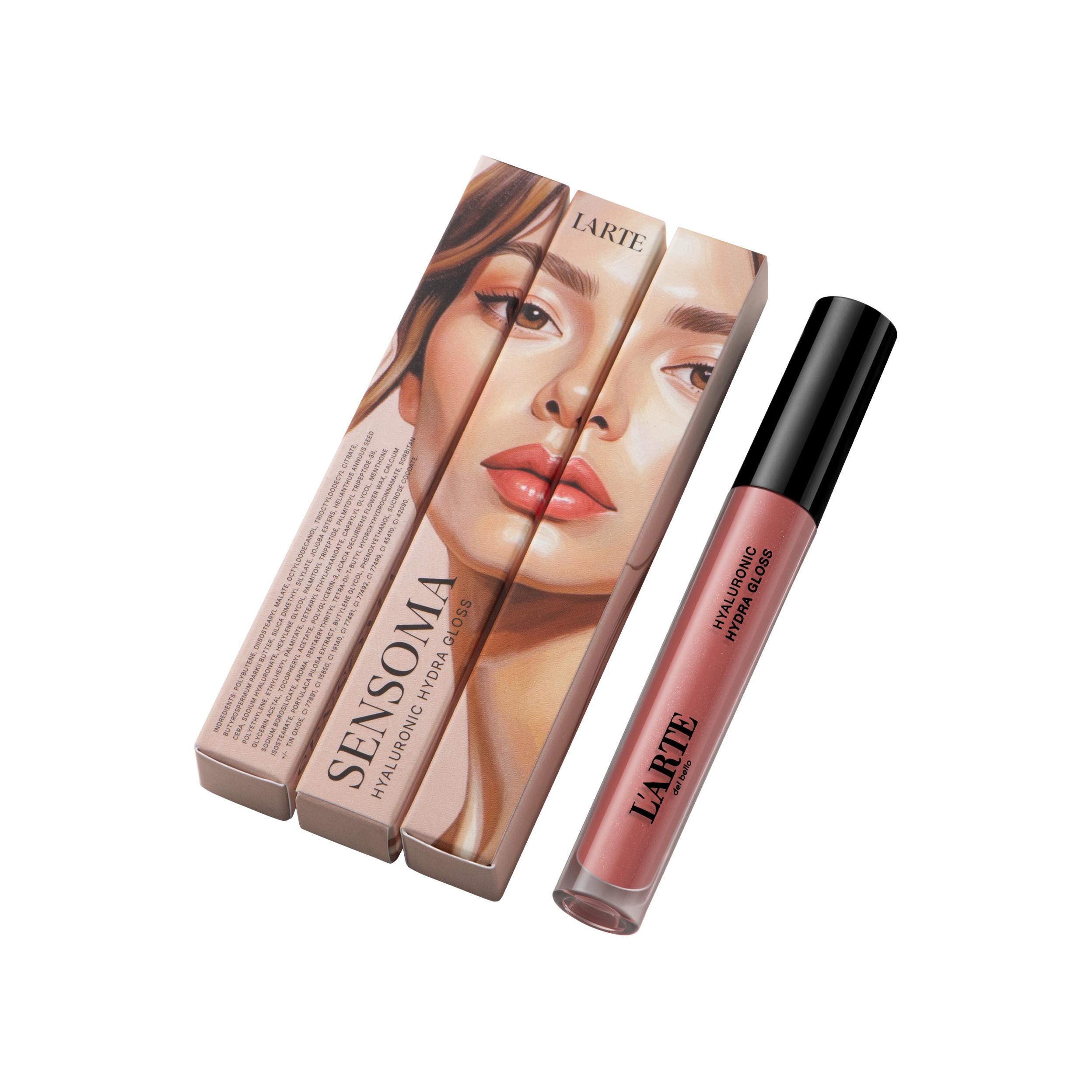 Блеск для губ увлажняющий Sensoma Hyaluronic Hydra Gloss