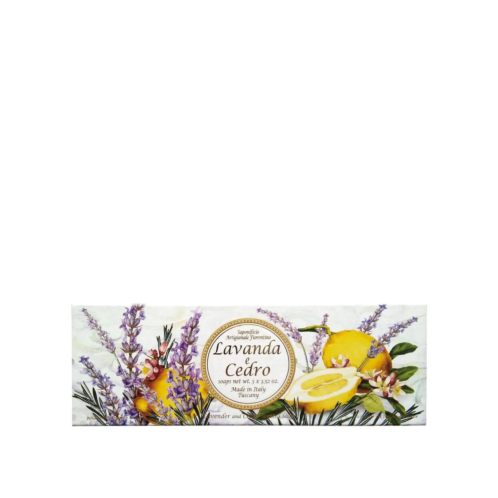 Набор мыла Lavanda e Cedro купить в VISAGEHALL