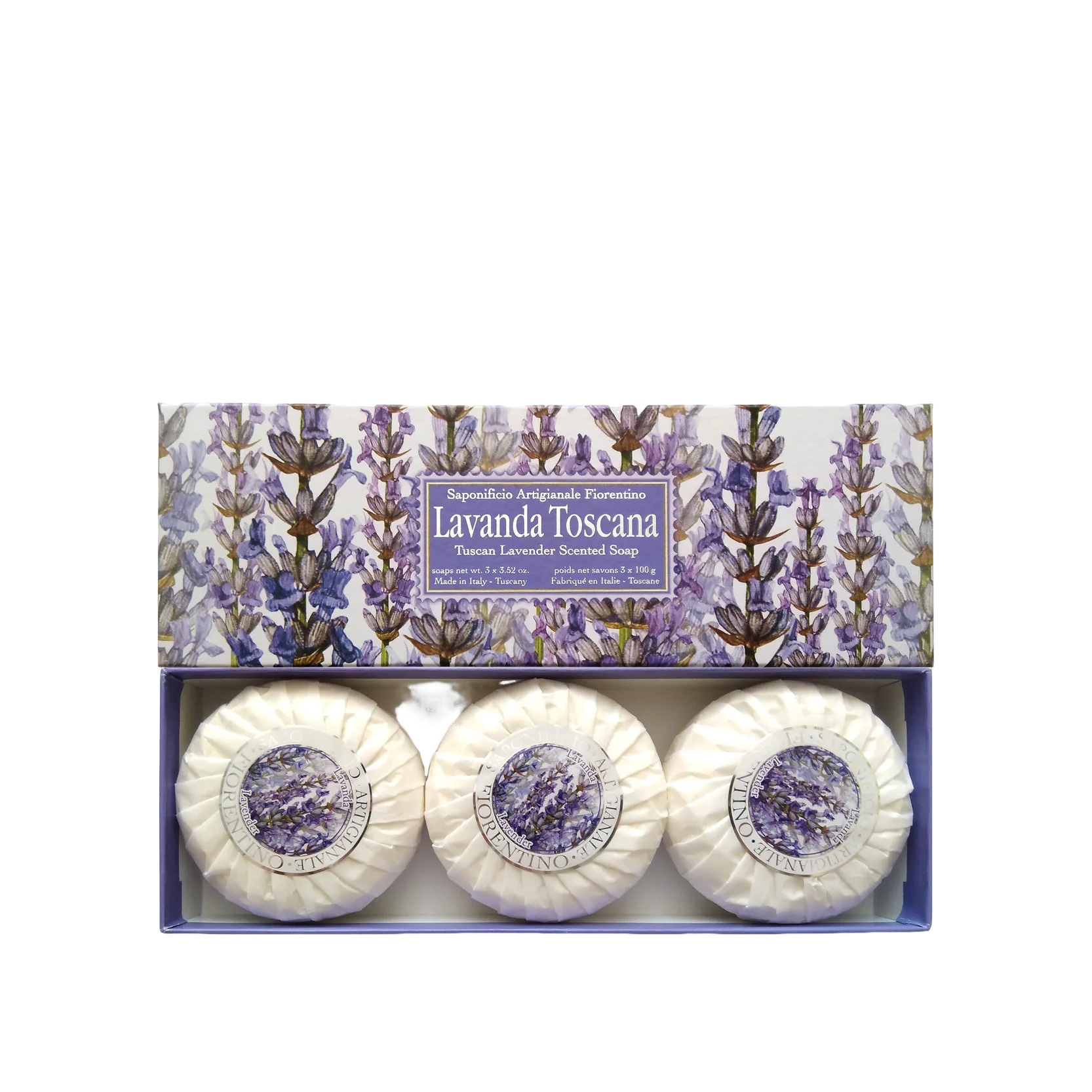 Набор парфюмировааного мыла Lavanda Toscana купить в VISAGEHALL