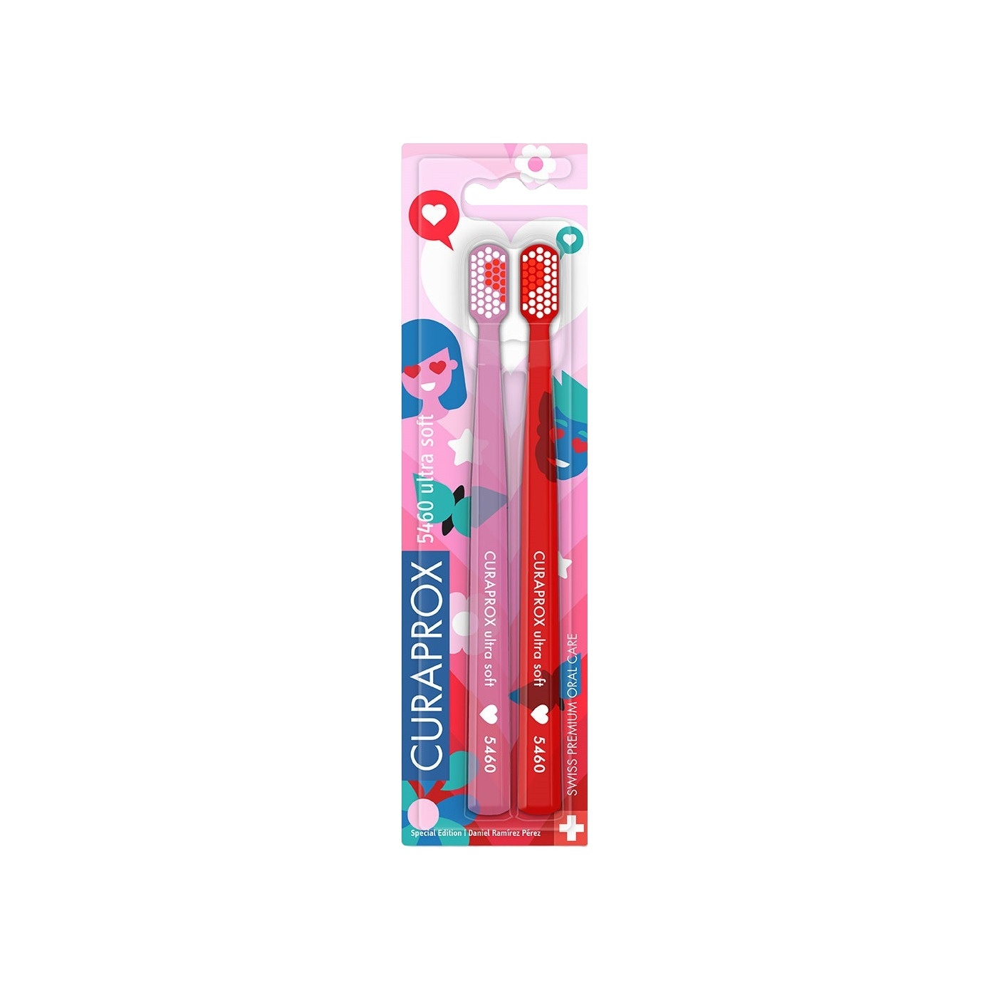Набор зубных щеток Ultrasoft Duo Love 2021 limit купить в VISAGEHALL
