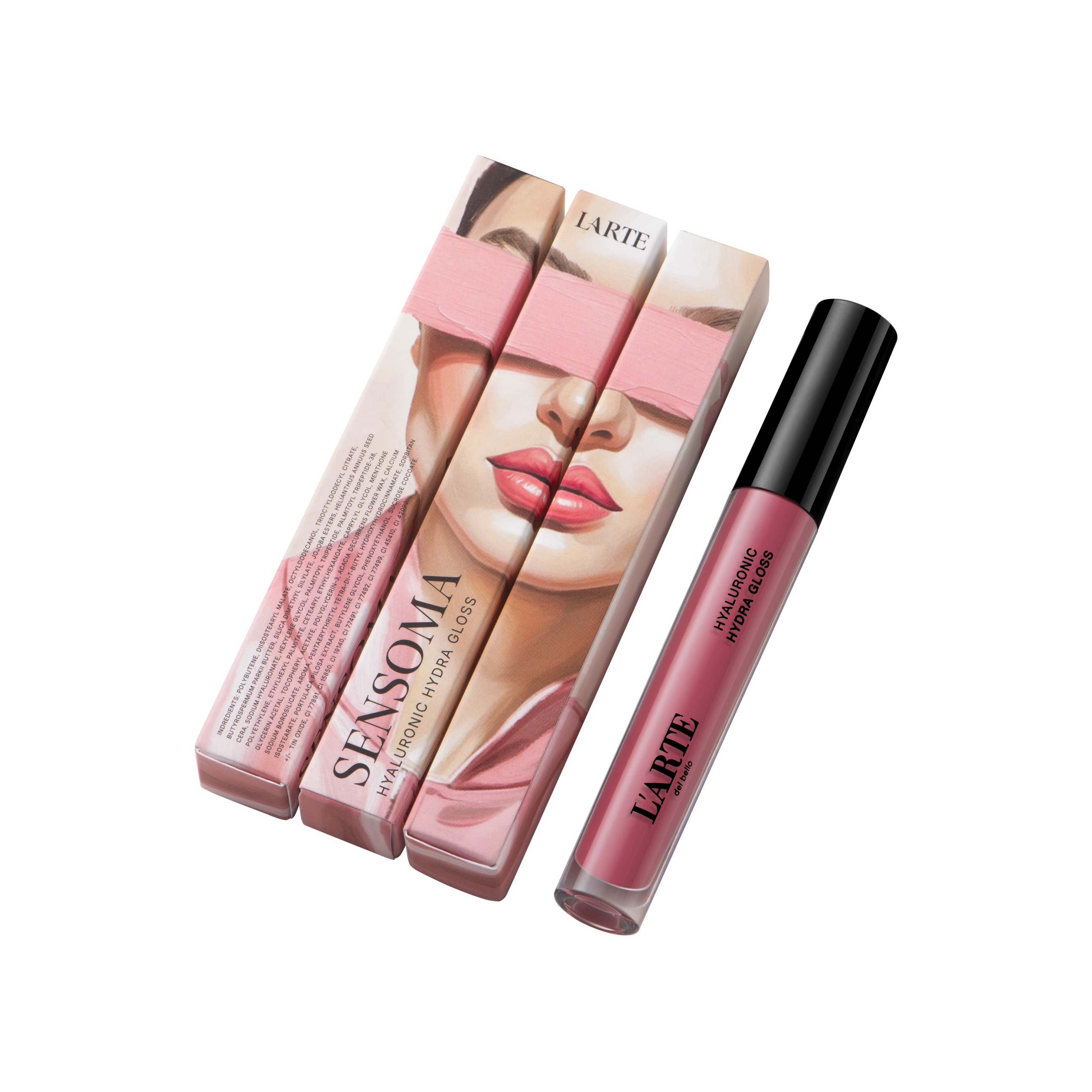 Блеск для губ увлажняющий Sensoma Hyaluronic Hydra Gloss