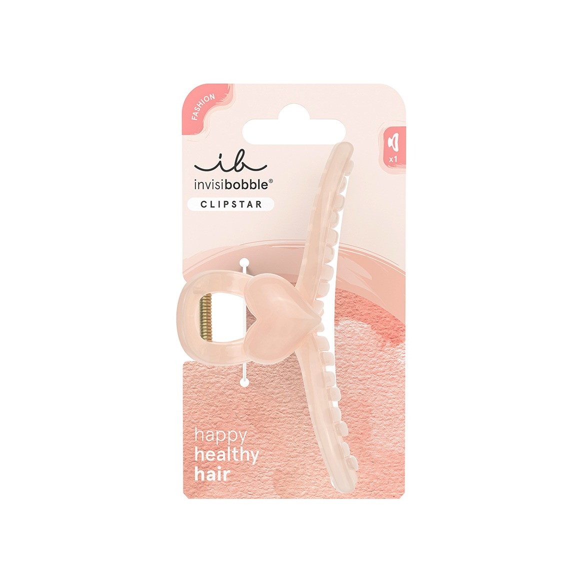 Заколка-крабик Clipstar Heartbeat (размер L) купить в VISAGEHALL