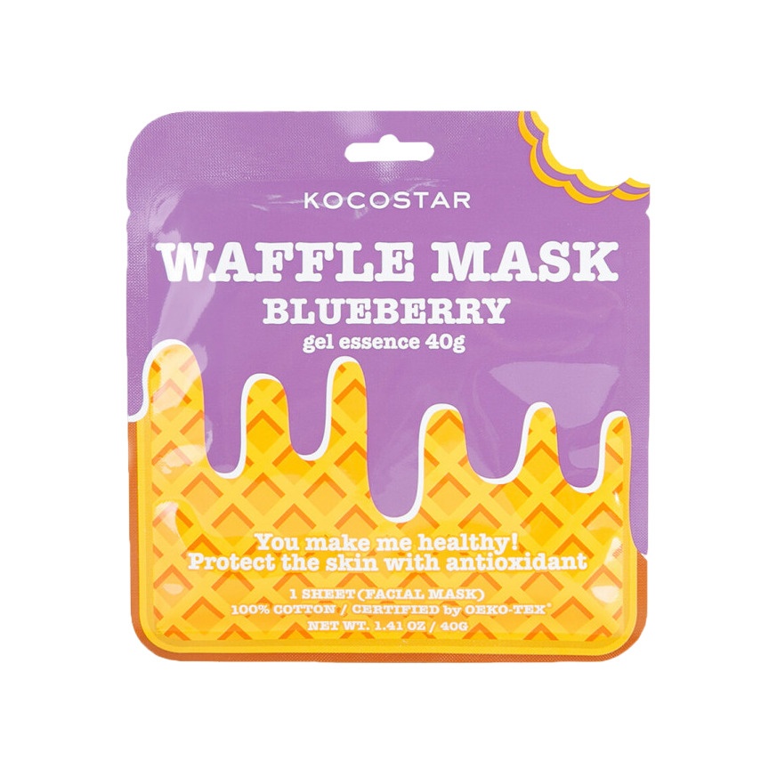 Маска для лица противовоспалительная Waffle Mask Bluebe