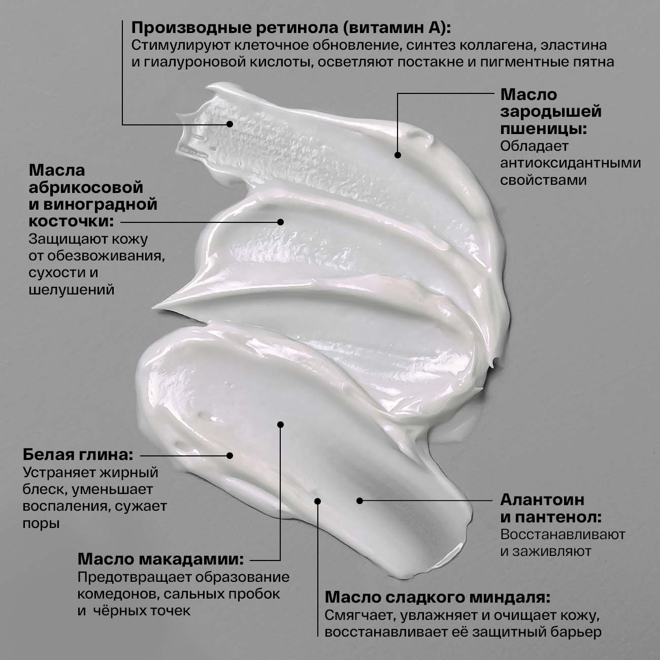 Маска для глубокого очищения и сияния с белой глиной и ретинолом купить в VISAGEHALL