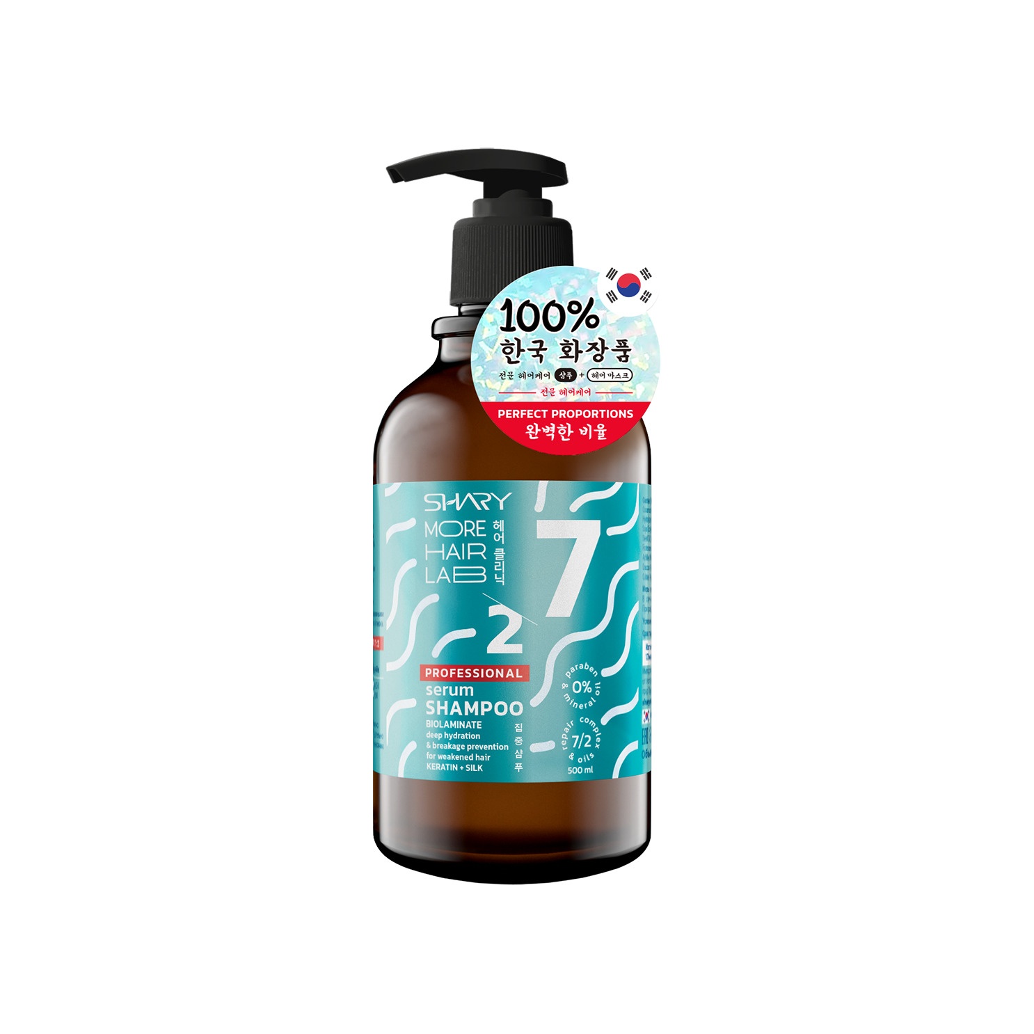 Шампунь-сыворотка биоламинирующий Keratin + Silk  купить в VISAGEHALL