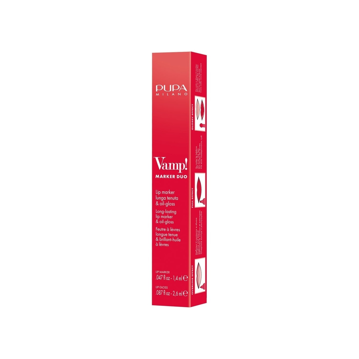 Маркер для губ + Блеск для губ Vamp! Marker Duo 